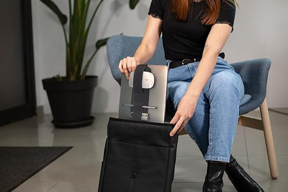 Beblau Slim PRO Portable Tech Organizer – Attachable Laptop & Notebook Accessory | Fits 13"-17" | Backpack & Desk Organizer | Office, Home, & School | Work-from-Home | Christmas Gift