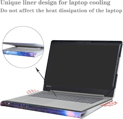Alapmk Protective Case for 15.6 Inch Lenovo Ideapad 320s 15 320s-15ikb & 16 Inch Lenovo ThinkPad P16s/ThinkPad T16/ThinkPad T16 Gen 2 [Not fit Ideapad 320 15.6/ThinkPad P16],Galaxy