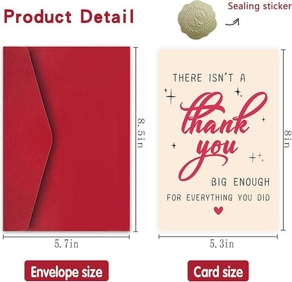 Funny Thank You Card, Thank You Cards Gifts for Men Women for Men Women Teacher Boss, Happy Appreciation Card for Him Her