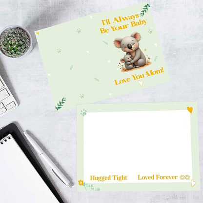 Cheerin Mother's Day Card for Mom - Heartfelt Mother's Day Greeting Card with Envelope - Perfect for Mother, Stepmom or Grandma from Daughter or Son