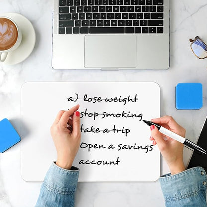 Dry Erase LapBoards, PANDRI 26 Pack Double Sided 12.5 x 9 Inch Whiteboards with 26 Erasers and 26 Markers, Dry Erase Boards for Kids Students Classroom Teacher Supplies