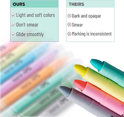 Mr. Pen- Bible Highlighters, Pastel Gel 8 Pack, Assorted Colors, Highlighters No Bleed, Highlighter, Highlighter Set, Dry Markers
