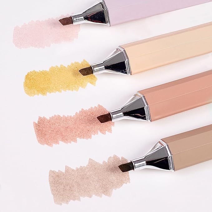 COLNK Pastel Highlighter Pen Set, 12 Counts of Highlighter Color Pens, Chisel Tip,Aesthetic highlighters Assorted Colors for Color Coding,Planner Journaling,No Bleed