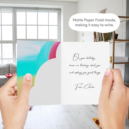 ALY LOU Funny Anniversary Card Birthday Card for Her Him/Husband Boyfriend/Girlfriend Wife/Sarcastic Greeting Card (Good sense of humour, dirty mind and beautiful heart. Wow I hit the jackpot!)