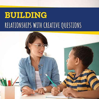 Really Good Stuff Morning Meeting Chips for Kids - Conversation Starters for PreK through Elementary Classrooms - Students Learn & Improve Communication, Listening, & Vocabulary Skills - Sturdy & Waterproof - Included: 40 Unique Meeting Chips, 6cm