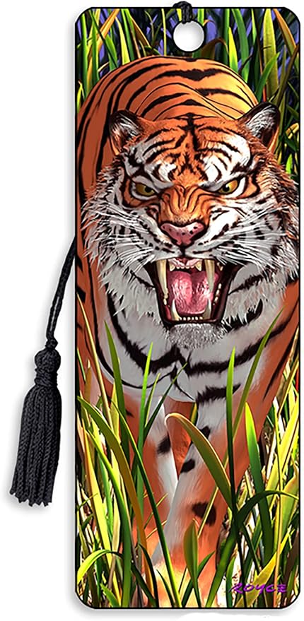 3D Lenticular Royce Bookmarks by Artgame (Tiger Trouble)