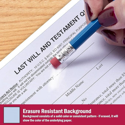 DocuGard Advanced Blue Multi-Purpose Security Paper, 7 Features, 8.5 x 11 Inches, 24 lb, 2500 Sheets (04546C)