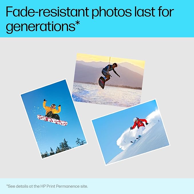 HP Everyday Photo Paper, Glossy, 5x7 in, 60 sheets (CH097A)