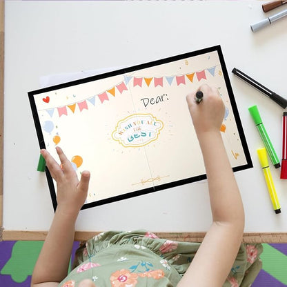 Large Greeting Card Farewell, 11x17.3 Inch Jumbo Good Luck Card Big Farewell Gift Card with Envelope Huge Funny Leaving Card Coworkers Goodbye Card for Colleague Friends (Black)