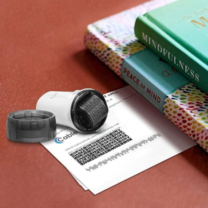 Guard Your ID Advanced Security Roller 2.0 for Identity Theft Prevention Stamping White