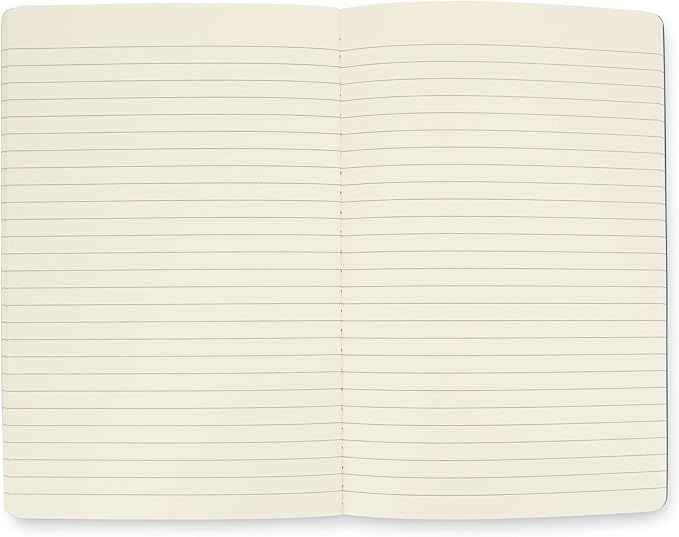 Simply Genius A5 Notebooks for Work, Travel, Business, School & More - College Ruled Notebook - Softcover Journals for Women & Men - Lined Note Books with 92 pages, 5.5" x 8.3" (Green, 6 pack)