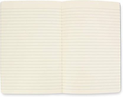 Simply Genius A5 Notebooks for Work, Travel, Business, School & More - College Ruled Notebook - Softcover Journals for Women & Men - Lined Note Books with 92 pages, 5.5" x 8.3" (Green, 6 pack)