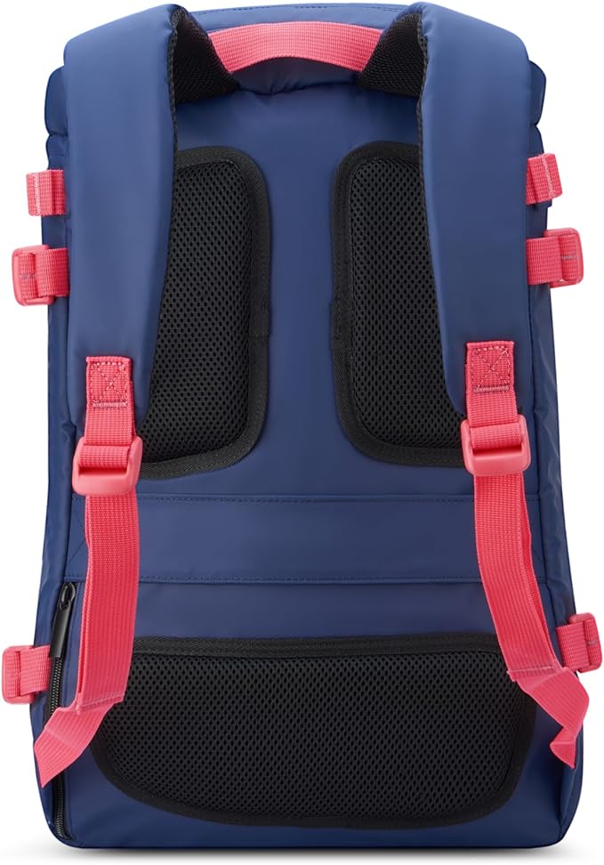 Jeep JS013C Cylindrical Travel Backpack, Navy, 17" Laptop