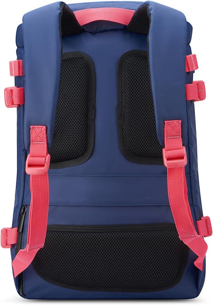 Jeep JS013C Cylindrical Travel Backpack, Navy, 17" Laptop