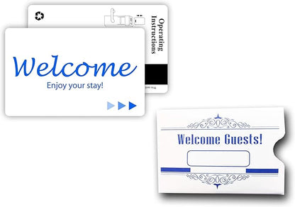 Hotel & Motel Magnetic Stripe Key Cards (500 w/envelopes)