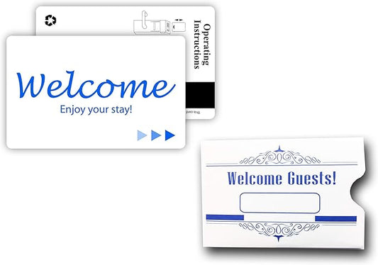 Hotel & Motel Magnetic Stripe Key Cards (500 w/envelopes)