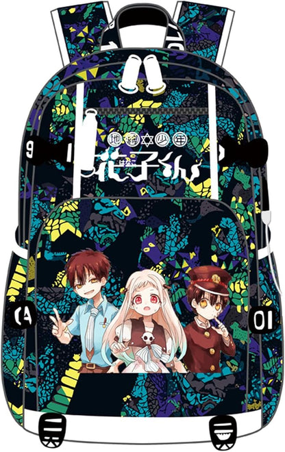 ISaikoy Anime Toilet Bound Hanako kun Backpack Satchel Bookbag Daypack School Bag Laptop Shoulder Bag Style5
