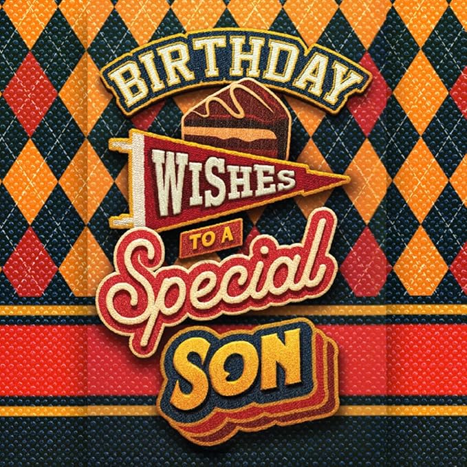 Prime Greetings Birthday Card Son, Made in America, Eco-Friendly, Thick Card Stock with Premium Envelope 5in x 7.75in, Packaged in Protective Mailer
