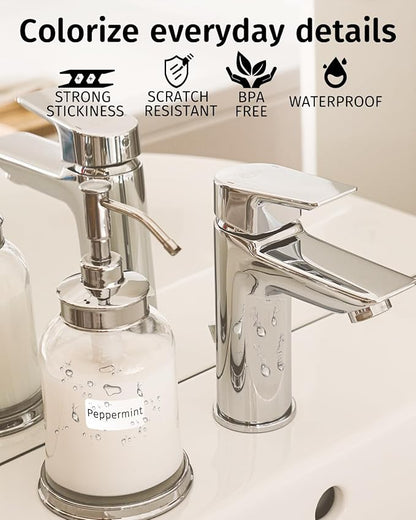 iEager Label Maker Tape, 15mm x 30mm, White Sticker Thermal Paper, Household Storage Labels, Self-Adhesive Label Tape, Set of 3