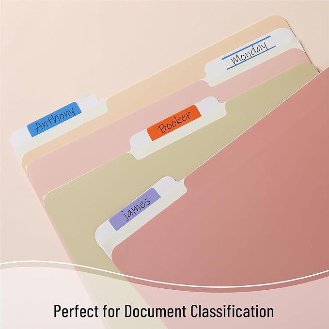 Mr. Pen- Sticky Index Tabs, 500 Pcs, 21 Sets, Colorful Sticky Tabs for Notebooks, Page Markers, Page Tabs for Binders, Page Tabs Sticky Tabs for Books, Notebook Tabs, Book Sticky Tabs for Notebooks