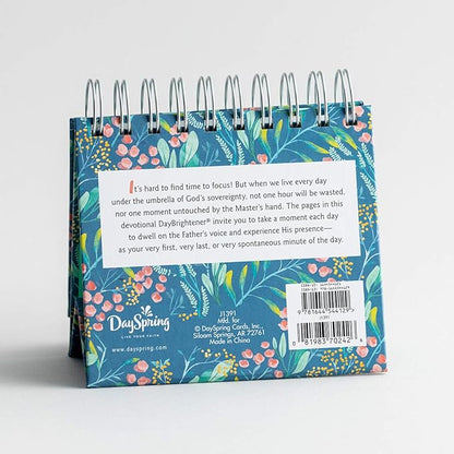 DaySpring - One Minute with God - Perpetual Calendar (J1391), Green, 5 1/2" x 5 1/4" x 1 1/4"