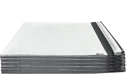 Colored Poly Mailers Pack of: Be creative with your packaging with Colored mailers (White, 10" x 13" pack of 200)