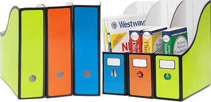 Simple Houseware Classroom Magazine File Holder Organizer Box - 6 Pack