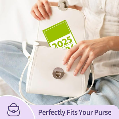 Large Print Calendar 2025 - Deluxe 2025-2026 Large Print Easy To Read Pocket Planner 2 Year Calendar Bundle with Over 100 Calendar Stickers (Low Vision Gifts, Office Supplies)