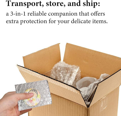 350 Pcs Clear Self Sealing Bubble Bags Plastic Thickening Cushion Packing Bags Double Wall Bubble Pouch Bag Shockproof Pack Protective Bags for Small Business Packing Shipping Storage (3.35" X 4")