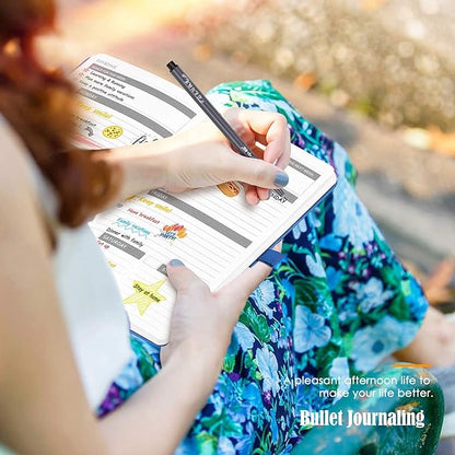 iBayam Journal Pens Fine Point Markers Fine Tip Drawing Pen Porous Fineliner Pens for Journaling Writing Note Taking Calendar Coloring Art Office School Supplies, Blue Ink,18-Pack (Blue)