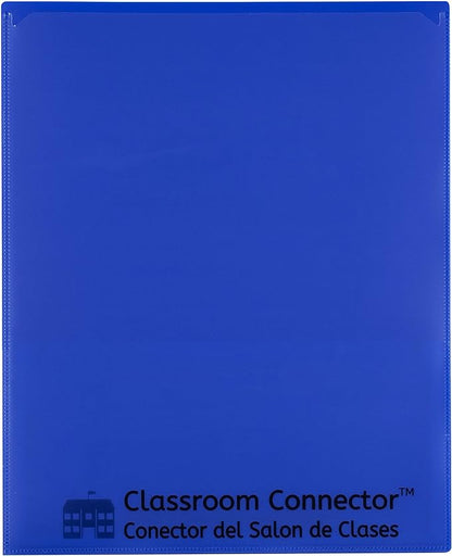 C-Line Classroom Connector School-to-Home Folders, Blue, 25 per Box (32005)