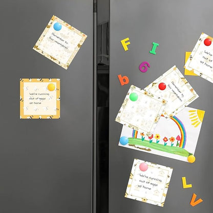 9 Pieces Bee Sticky Notes Adhesive Bee Memo Notes Self-Stick Note Pads for Spring Summer School Office Home Supplies Students Teachers Presents, 9 Styles