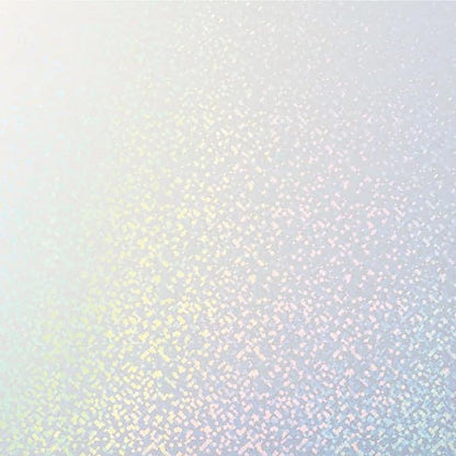 Cricut Printable Holographic Sticker Paper - US Letter Size (8.5in x 11in), Waterproof Sticker Paper for Printer, Compatible with Cricut Maker, Explore 3, & Cricut Joy Xtra, Transparent (5 Ct)