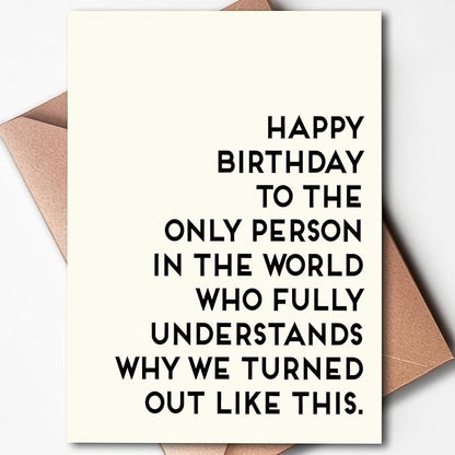 Brother Birthday Card, Sister Birthday Card, Funny Birthday Cards for Women, Birthday Card for Sister, Birthday Card for Brother, Funny Sister Birthday Card, Best Friend Birthday Card, Funny Brother Birthday Card