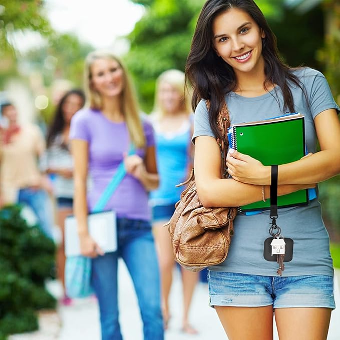 Wrist Lanyard for Women and Men, Keychain Lanyard for Keys, Wrist Keychain Strap Lanyard for Car Keys ID Badge Wallet Card Holder (Light Pink)