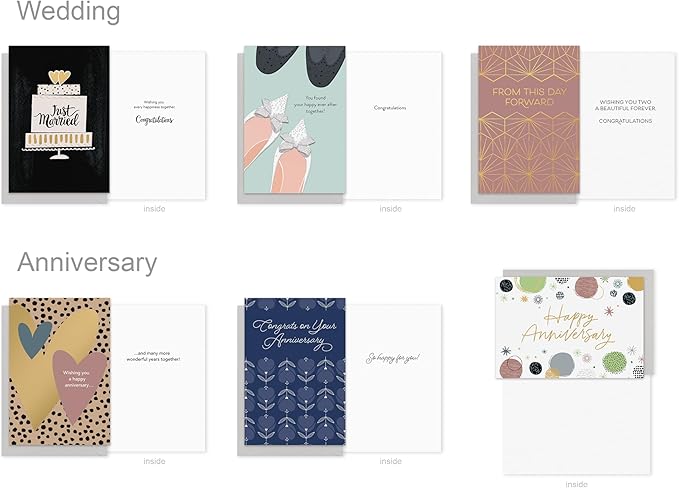 American Greetings All Occasion Deluxe Card Assortment with Envelopes and Storage Box(60-Count)