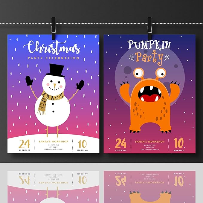 11 x 17 White Card Stock | Heavyweight 80lb Cover (216gsm) Cardstock Paper – Smooth Finish | For Arts and Crafts, Brochures, Restaurant Menus, Posters | 50 Sheets per Pack