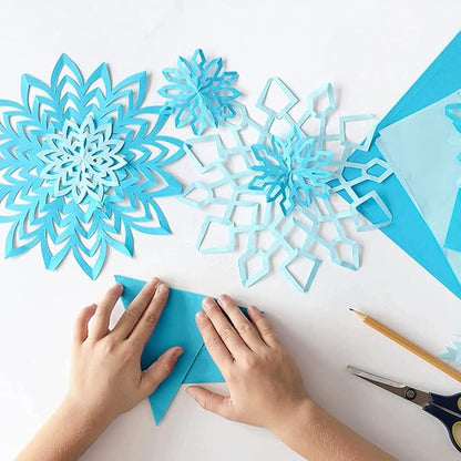 25Sheets Blue Cardstock Paper, 8.5 x 11 Card stock for Cricut, Thick Construction Paper for Card Making, Scrapbooking, Craft 90 lb / 250 gsm