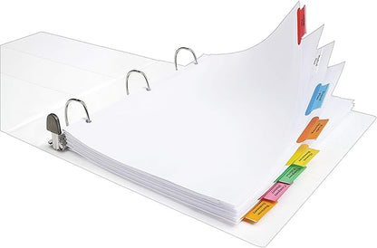 Avery Big Tab Insertable Extra Wide Dividers, 8 Multicolor Tabs, 1 Set (11222)