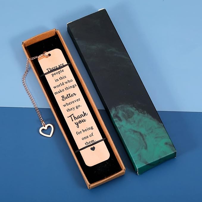 Thank You Gifts for Women Inspirational Employee Appreciation Gifts Bookmark Bulk Gifts for Coworkers Christmas Gifts Leader Boss Lady Birthday Valentines Boss Gifts Farewell Retirement Teacher Nurse