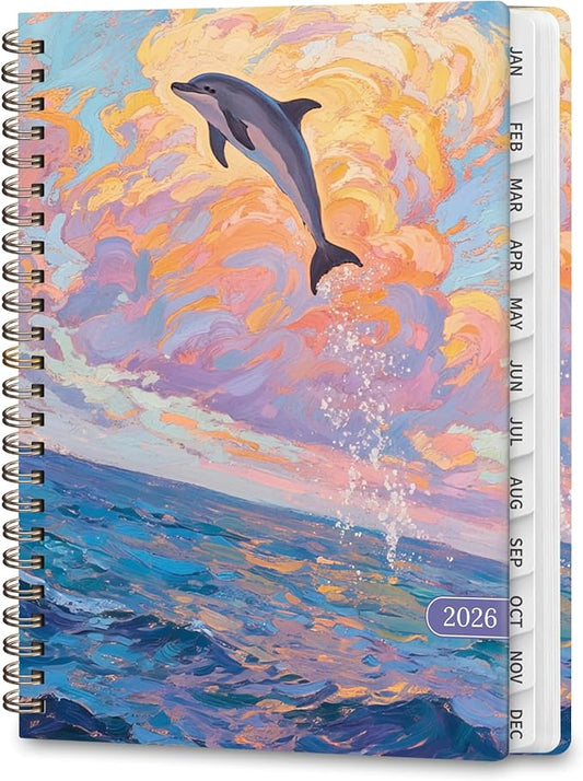 2026 Planner, Weekly and Monthly Academic Planner Calendar (JAN.2026 - DEC.2026), Planning Agenda Book, for Office Desk Accessories and School Supplies, A5(6.3" x 8.5")