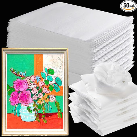 16”x20” 50Pack Foam Pouches, Large Moving Supplies for Packing Dishes Artwork, 0.5MM Thick Cushion Foam Bags for Storing Shipping Breakables, fragile Padding Material Sleeves for Fragile Plates China