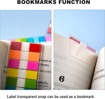 Sticky Tabs 900 Pcs Page Markers, Tabs for Notebooks Sticky Note Tabs Colored Writable and Repositionable Books Flags Tabs, Index Tabs, Annotation Tabs, Easy to Stick, Removes Cleanly
