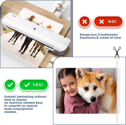 50 Sheets Self Seal Laminating Pouches 4x6 Self Adhesive Laminating Sheet No Heat No Laminating Machine Needed for Photos Index Cards