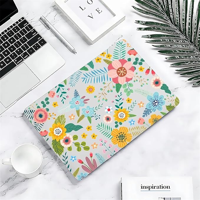 Compatible with MacBook Air 13.3 inch Case 2018-2020 Release A1932 A2179 A2337, Abstract Flower Hard Plastic Shell Cover Case