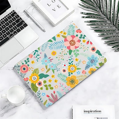 Compatible with 15 Inch MacBook Air A2941 M2 2023, Abstract Flower Hard Plastic Shell Cover Case