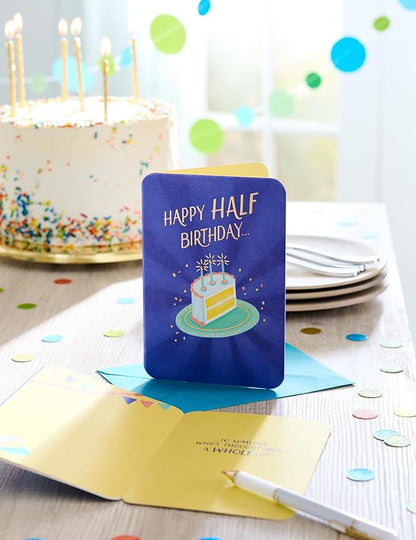 American Greetings Half-Birthday Card (A Whole Lot)