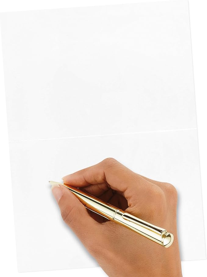 Hallmark Thank You Cards Assortment, Gold and Navy (120 Thank You Notes with Envelopes for Wedding, Bridal Shower, Baby Shower, Business, Graduation)