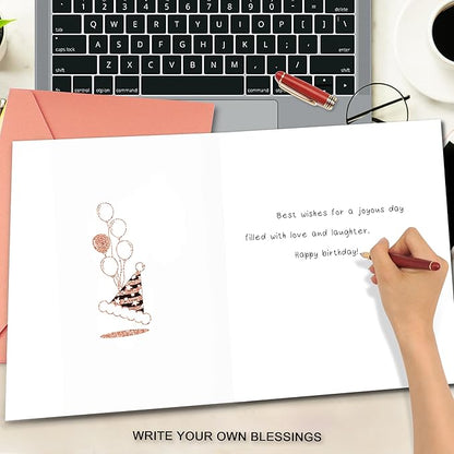 30th Birthday Card, 30th Birthday Decorations for Women, 30th Birthday Gifts for Her, Back in 1995 Birthday Card, Rose Gold