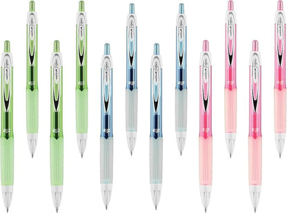 Uni-Ball Signo 207 Colors Gel Pens 12 Pack, Assorted 0.7mm Medium Gel Ink Pens For Smooth Writing